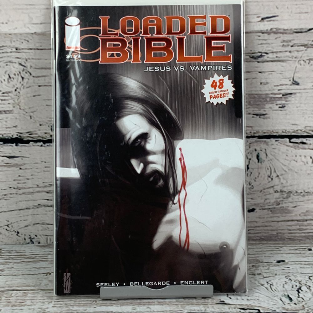 Image Comics Loaded Bible‎ Jesus vs Vampires Graphic Novel Comic Book